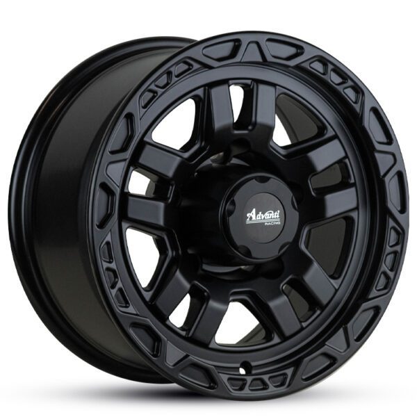 16X8 L.C. 0 5/150 MATT BLACK (RO)